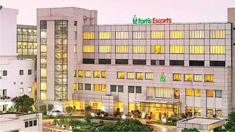 Fortis Escort Hospital , New Delhi.